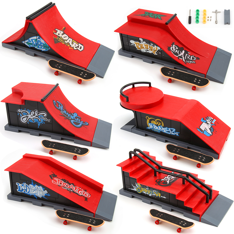 Tech Accessories For Kids - Professional Finger Skateboard DIY Skate Park