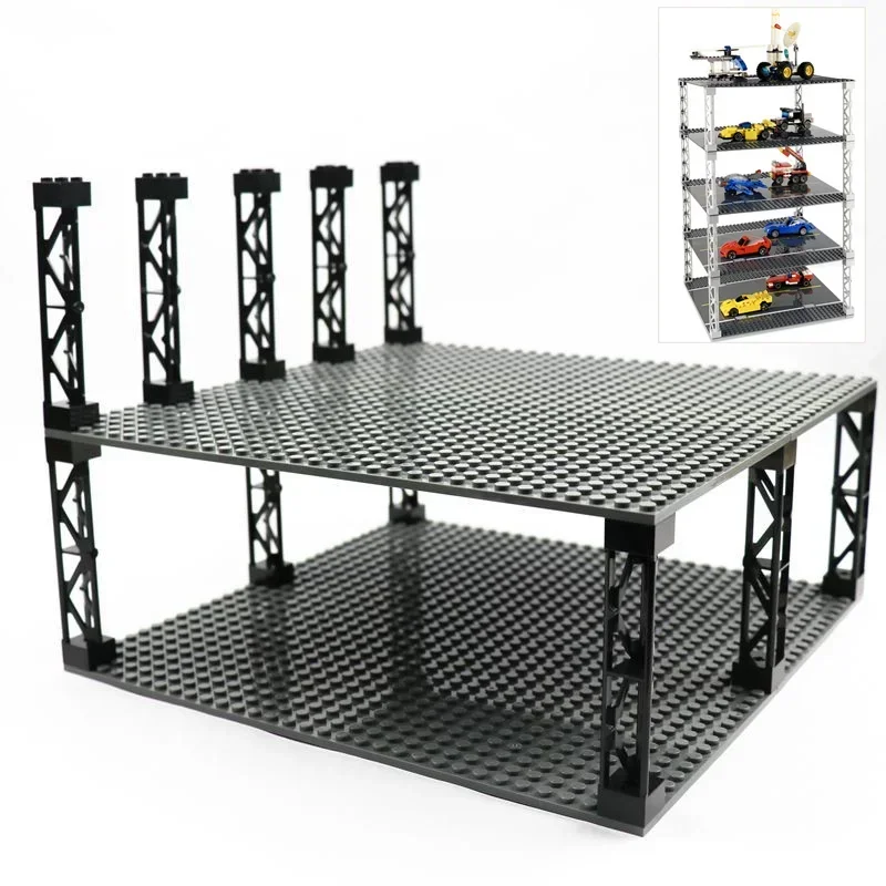 Tech Accessories Store - 4pcs City Accessory Pillars High-tech MOC
