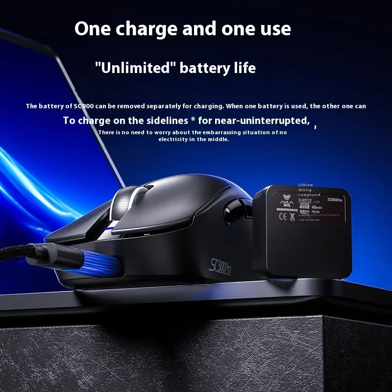 Tech Computer Accessories - AULA SC900 Mouse Mouse Paw3950 Tri