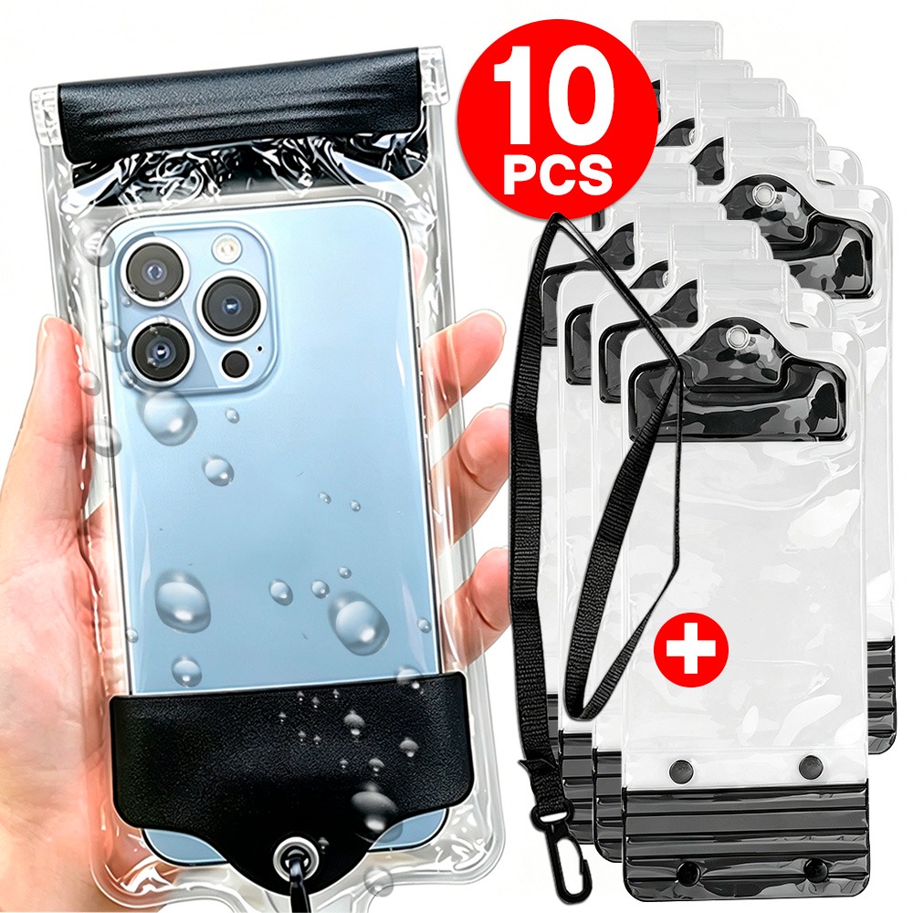 Tech Computer Accessories - 1-10Pcs Universal IPX8 Waterproof Phone Bag