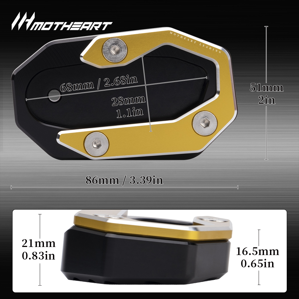 Motorcycle Kickstand Foot Plat – Tech Accessories Stand recenzja i cena