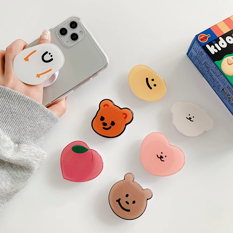 Cute Cartoon Bear Korean Foldi – Tech Accessories Phone recenzja i cena
