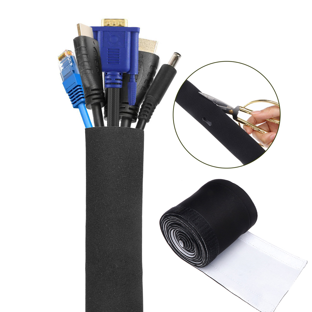 DIY Cable Management Sleeve Br – Cable Sleeve Neoprene recenzja i cena