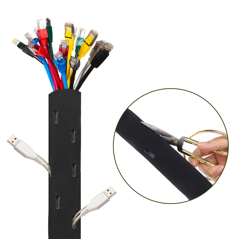 DIY Cable Management Sleeve Br – Cable Sleeve Neoprene recenzja i cena