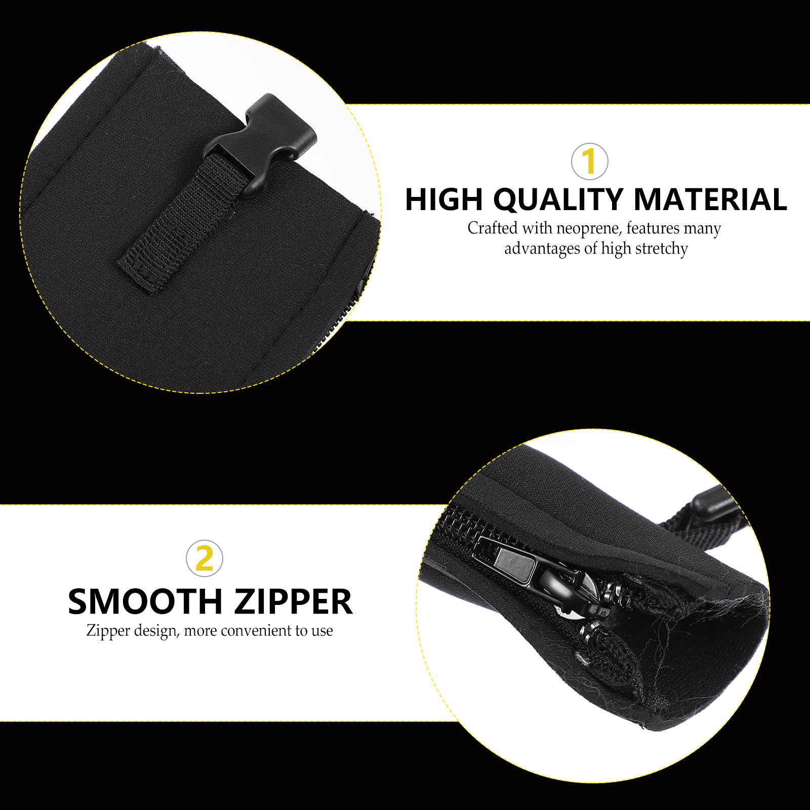 4Pcs Neoprene Cable Organizer  – Cable Sleeve Neoprene recenzja i cena