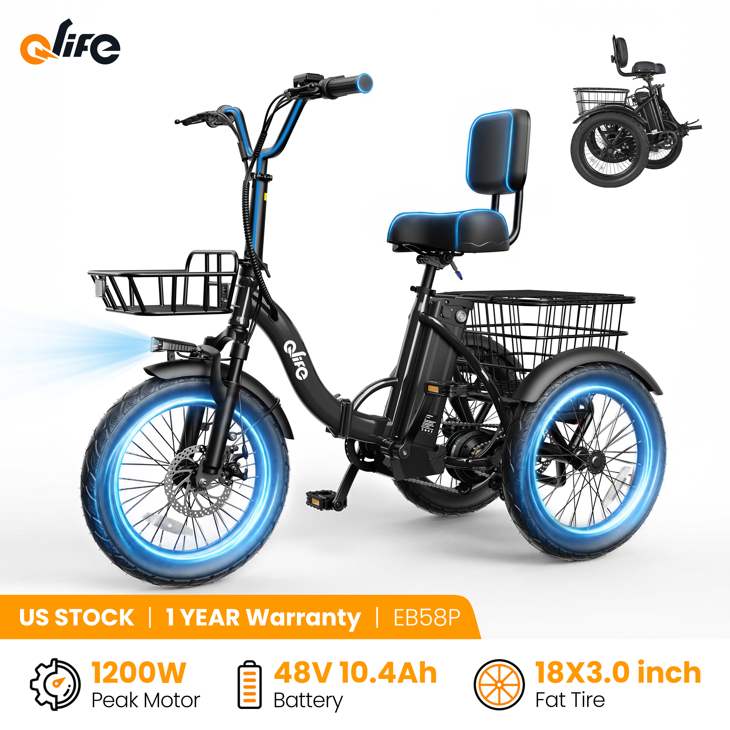Qlife Triker 2.0 Folding Elect – Tech Q recenzja i cena