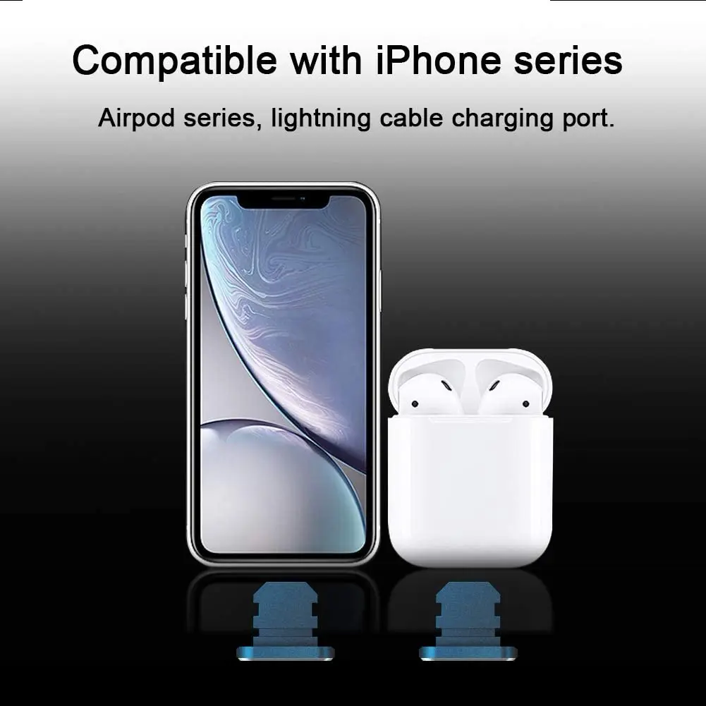 2pcs Metal Dust plug Charging  – Tech Accessories Phone recenzja i cena