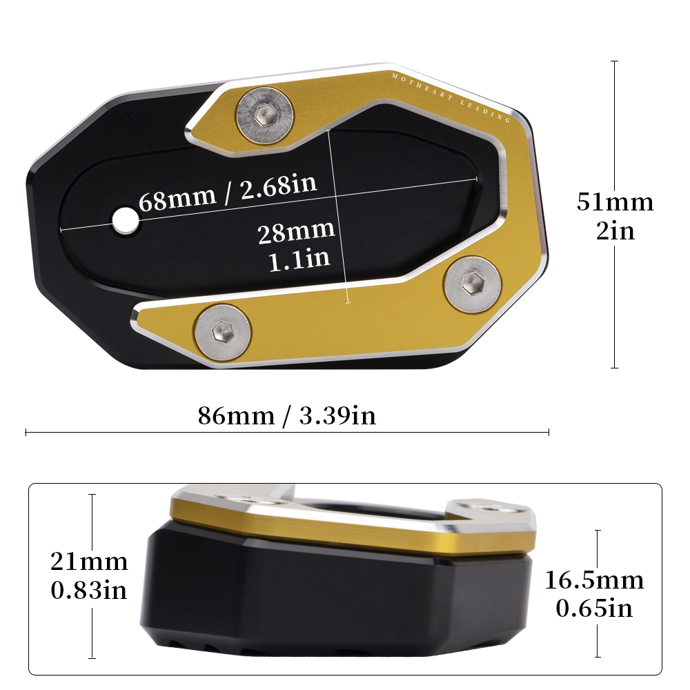 Motorcycle Kickstand Foot Plat – Tech Accessories Stand recenzja i cena