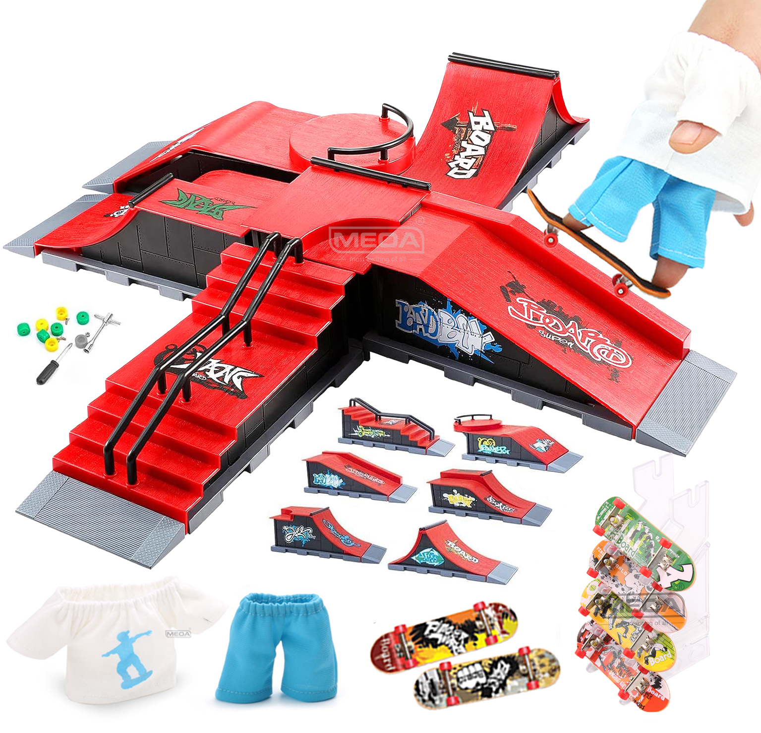 DIY Finger Skatepark 6-in-1 Se – Tech Accessories For Kids recenzja i cena