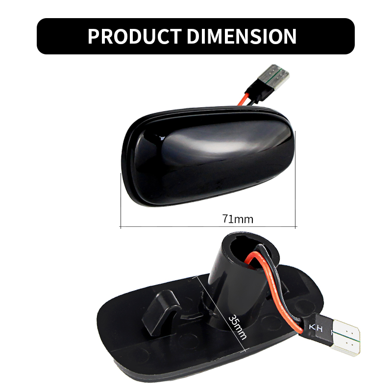 2PCS LED Dynamic Side Marker L – Tech Computer Accessories recenzja i cena
