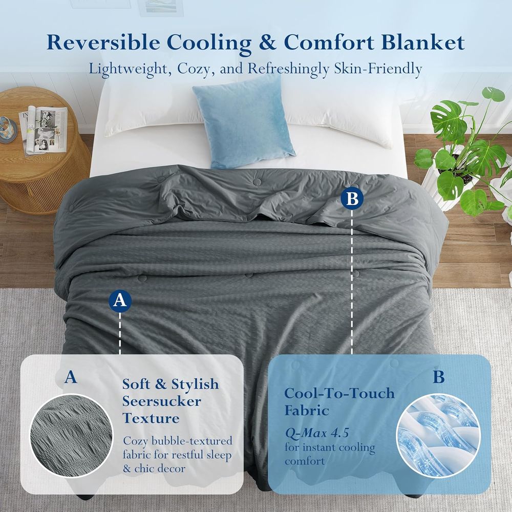 Seersucker Cooling Comorter Ki – Tech Q recenzja i cena
